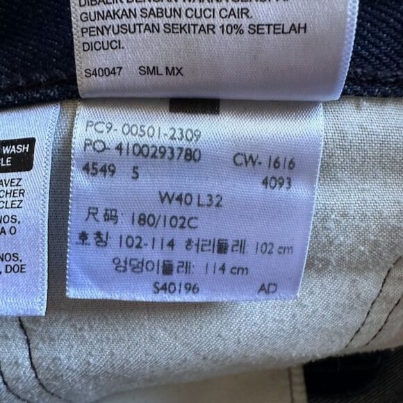 Vintage Levi's 501 Men's Jeans W40 L32 Button-Fly Dark Wash White Oak Cone Denim - Picture 9 of 9